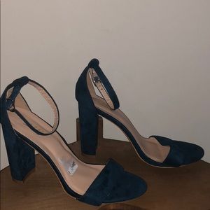 High heels velour